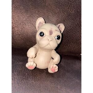 Little Live OMG Pets FRENCH BULLDOG Squishy Interactive Puppy Tested 4”